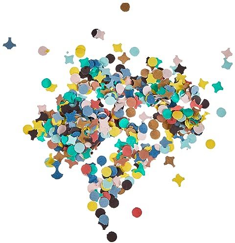 Amscan - 6521 - Sachet de Confettis Papier - Modèle aléatoire 50 G