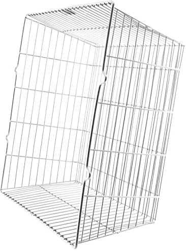 SPARES2GO Universal Zinc Coated Terminal Guard Square Boiler Flue Cage (18'' x 18'' x 7'')
