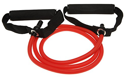 Bandes d'exercice FH avec poignées, bandes élastiques de musculation légères/moyennes/fortes cordes avec tubes élastiques pour le fitness l’entraînement la gym à la maison pour homme/femme