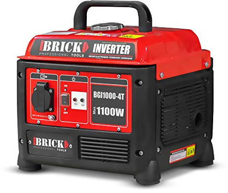 Groupe électrogène inverter max 1100W - 1 prise - Brick