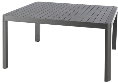 Hespéride - Ausziehbarer quadratischer Gartentisch Paradize in Graphitgrau - 10 Plätze - Graphitgrau