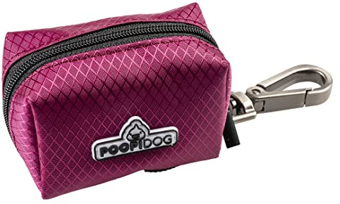 duvoplus, Spender für Kotbeutel, Nylon, 14 x 7 x 6 cm, lila, für Hygiene, für Hunde