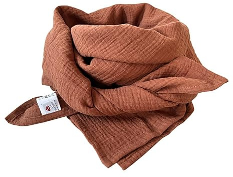 Glückspilz I Musselin Tuch Damen | Musselin Schal Damen | 130 x 130 cm | Schals & Tücher für Damen | Baumwolle | Musselintuch | XXL | PARENT