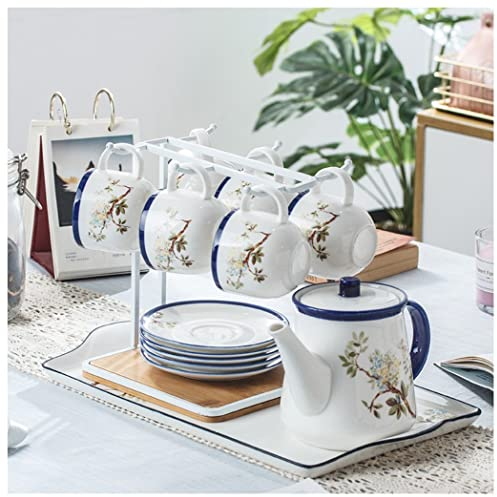 Servizio te Set da te Servizio da Tè Set Di Tazze Da Tè Set Da Tè In Stile Giapponese Set Di Tazze Da Caffè In Ceramica Set Di Tazze E Piattino Con Vassoio Per Tè E Caffettiera Set da tè Servizio da t