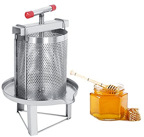 Manuelle Honig Extraktor Edelstahl Honig Manuelle Honigpresse Presse Imkerei Ausrüstung mit Filter