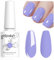 Vishine 8ml Pastel Gel Nail Polish Macaroon Lavender Blue Gel Polish Soft Bright Colors Long-Lasting Soak Off Nail Art Manicure Salon at Home, L205