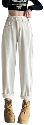 Pantalones vaqueros holgados de pierna ancha, cintura media, globo, horseshoe holgados, vaqueros para mujer, pantalones vaqueros para mujer, pantalones vaqueros para mujer, holgados, Y2K, informales,