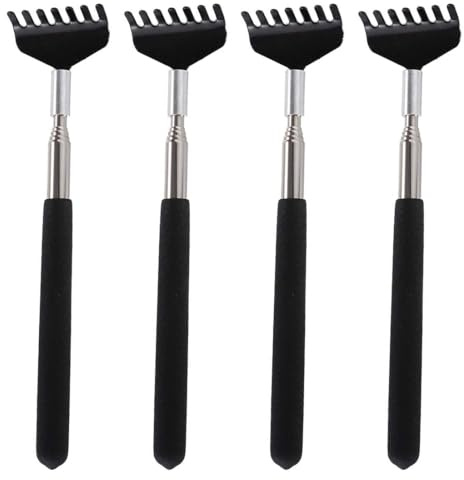 WeddHuis 4x Rascador de Espalda Extensible, Ancha Mano de Rascado como Masajeador y Rascador de Espalda
