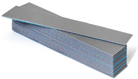 Aairhut 20 Pack High-Performance Thermal Pads (120x20x1mm, 9W/m·K) – Premium Silicone Heat Conductor for GPU, CPU, M.2 SSD, PS5, PC Cooling, LED & Electronics – Non-Conductive, Flame Retardant