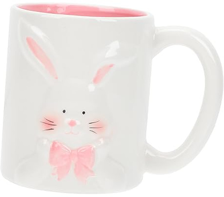 LALADEFIEE 1pièce Mug Céramique Pour Café Et Jus Tasse Avec Design De Lapin Pour Couples Usage Et Événements Spéciaux