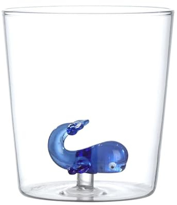 Zibeem Borosilikatglas Trinkglas Mit Tier - Niedliche Kaffeetasse für Weihnachten und Geburtstag - 12,5 Unzen