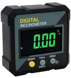 VXVUQRQVH Digitaler Neigungsmesser Winkelmesser 360 Grad Elektronischer digitaler Winkelmesser Neigungsmesser Winkelsucher Messgerät Messbox Digitales Winkelmessgerät