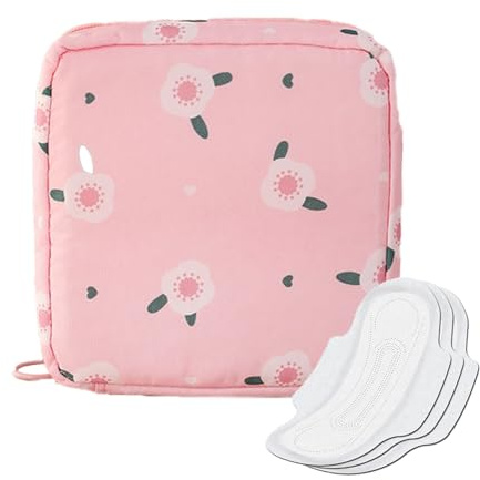 Borsa Porta Assorbenti - Custodia Igienica Da Viaggio In Tessuto Oxford Impermeabile, Sacchetto Organizer Per Assorbenti Mestruali | Borsa Discreta Per Assorbenti Igienici Per Viaggi Di Lavoro, Scuola