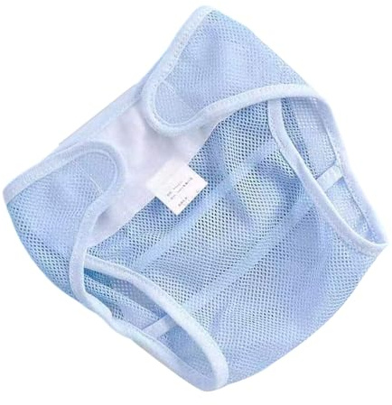 Palaufr Pañales De Tela Lavables Para Bebés | Pañales Reutilizables Con Sobrepantalones de Malla Transpirable Ligeros,Bragas De Malla Transpirable Para Con Piel Sensible Por La Noche Viaje Kita Y