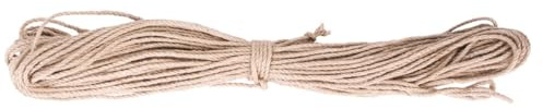 Artibetter Cuerda de Sisal Natural de 6 Mm y 10 M para Postes Rascadores de Gatos, Accesorios para Columnas de Escalada y Muebles, Resistente para Uso Doméstico y Reparación de Rascadores