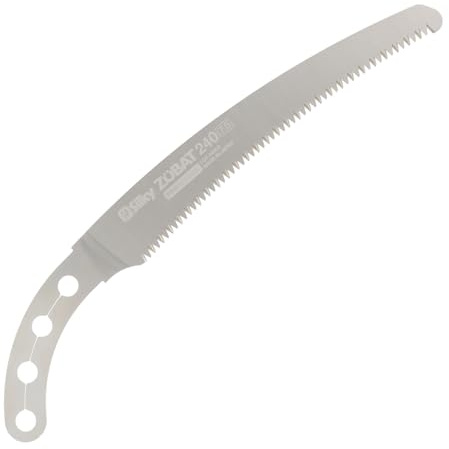 Silky Zübat Professional 240 mm Ersatzblatt für Astsäge, Baumsäge, Gartensäge und Handsäge mit 7,5 Zähnen je 30 mm – gebogenes Blatt für schnelle, präzise Schnitte bei Baumschnitt und Gartenarbeit Pro