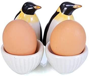 Eierbecher Pinguin Pinguin Geschenke Eierbecher Set von 2 Stück