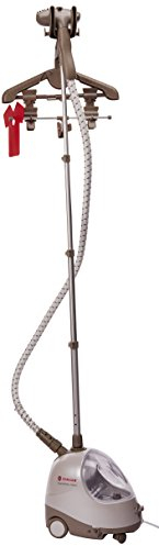 Singer SWP - Stiratrice a vapore verticale professionale, Caldaia 2,5L, Stiro rapido e continuo, Facile da usare, Portatile, Bianco, 22196