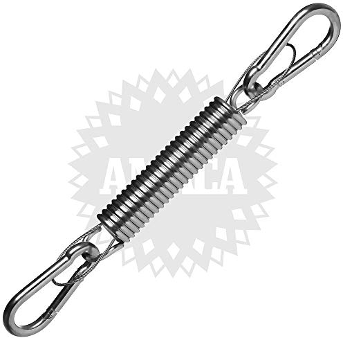 Hängesesselfeder mit Sicherheitsschnur und Karabinerhaken - Gesamtkonstruktion TÜV geprüft