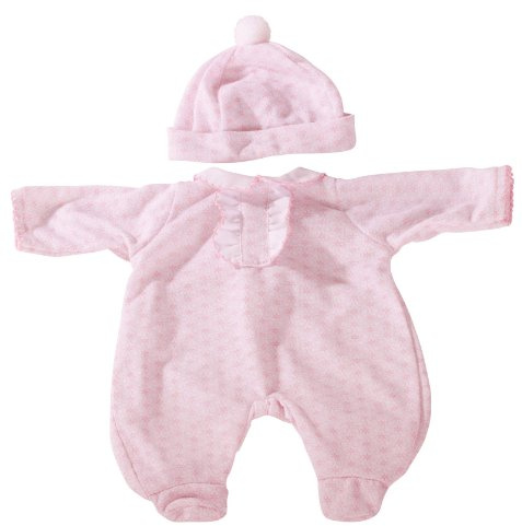 Götz 3402160 Strampler Blümchen – Puppenbekleidung Gr. S – 2 teiliges Bekleidungs – und Zubehörset für Babypuppen von 30 – 33 cm