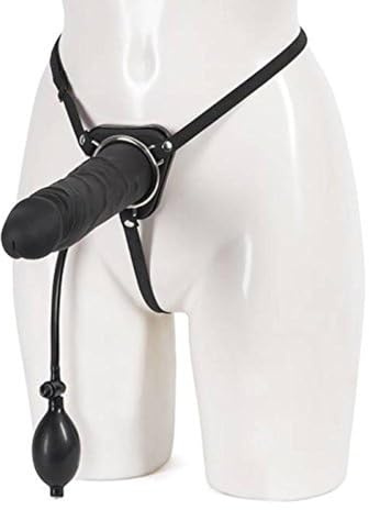 You2Toys Umschnalldildo - Aufblasbarer Strap On mit ausgehöhltem Dildo, enges Eindringen für sie und ihn
