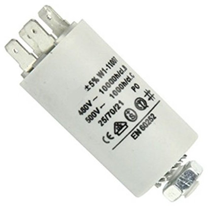 CONDENSATORE 4 MF PER MOTORE LAVATRICE UNIVERSALE