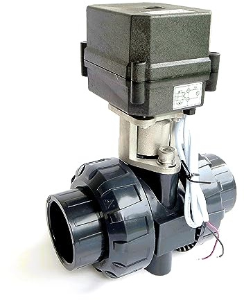 Motorkugelhahn PVC 2 Wege 230V 50mm Klebemuffen