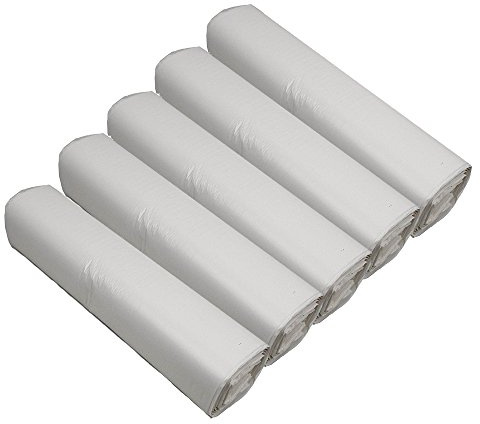 40L White Swing Bin Liners/Bags - 500 refuse sacks - White