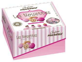 Confetti Maxtris Dolce Arrivo Noisettes Sfumato Rosa 500 Gr, Assortito