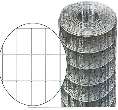MARRA EDILE 25 mt Rotolo Rete ELETTROSALDATA ZINCATA per Recinzione Maglia 50X75 mm 5X7,5 cm Filo ø 1.8 mm Altezza 150 cm MARRAGROUP MARRAEDILE