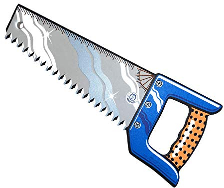 Liontouch - Spielzeug-Säge für Kleinkinder – Ab 1 Jahr | Schaumstoff-Werkzeug für Rollenspiele | Perfekt für spielerisches Lernen, Bauen & Konstruktion