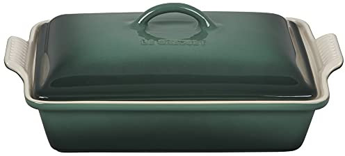 Le Creuset - Piatto rettangolare in gres porcellanato, 4 litri, Artichaut