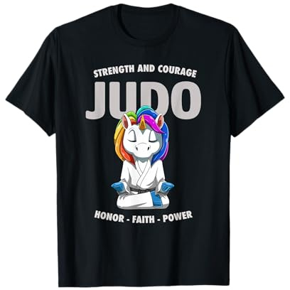 Méditation de la licorne du judo - Judoka Judoist Arts T-Shirt
