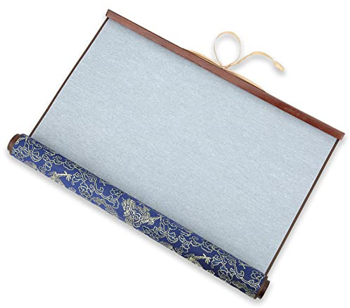 Cyrank Tapis de calligraphie 78x38cm, tissu de calligraphie réutilisable papier de peinture chinois dessin écriture tissu papier de peinture à l'eau pour les étudiants débutants pratique de dessin