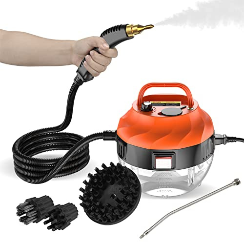 Limpiador De Vapor De Alta Presión De 2800 W, Máquina De Limpieza De Vapor De Alta Temperatura Para Cocina, Baño, Lechada, Azulejos, Muebles Y Automóviles, Con Kit De Herramientas De Limpieza