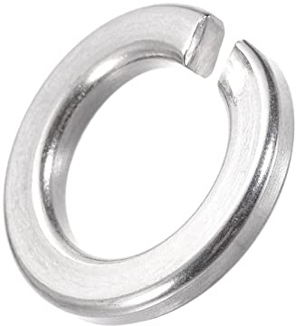 METALLIXITY Rondelle Grower Fendue (5/8) 10Pcs, 304 Acier Inoxydable Rondelle Élastique à Ressort Joint Élastique - pour Applications Domestiques