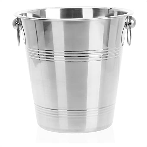com-four® Raffreddatore per spumante - secchio refrigerante per spumante, vino e champagne - Raffreddatore di ghiaccio nobile per diverse bottiglie