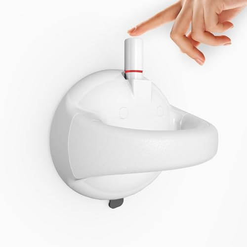 Mannicix Maniglia per Doccia senza Foratura per Anziani, con Ventosa per Bagno, Doccia, WC, Maniglia per Vasca da Bagno per Bambini, Persone Limitate, Anziani