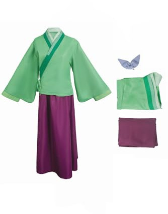 BAEHEU Maomao Cosplay Kostüm Hanfu The Apothecary Diaries Kostüm Damen Outfits Anime Halloween Karneval Anzug Grün M