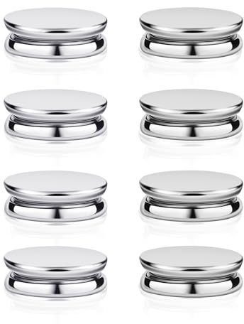 8stk Magnetische Hijab-Anstecknadeln, Mehrzweck-Magnetschal-Clip Magnetischer Schalverschluss Ohne Hängenbleiben Magnetische Broschennadel für Damen-Hijabs Schals und Kleidung (Silber)
