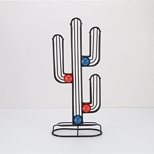 getuse Creative Cactus Support distributeur de capsules de café en acier inoxydable pour 40 capsules Noir