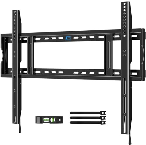 HOME VISION Heavy Duty Fixed TV Wall Bracket for 55-130 Inch Flat Screens | Max VESA 900x600mm, 150kg Load Capacity, Universal Low Profile Flush Slim Extra Large TV Mount, Space Saving HV8901