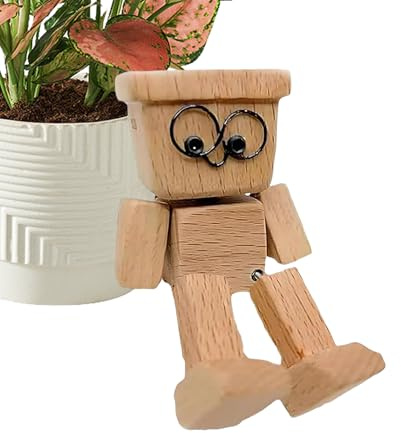 Figura di legno oscillante | Personaggio d'azione del veicolo fatto a mano | Personaggio del veicolo per SUV camion berlina camera da letto appartamento