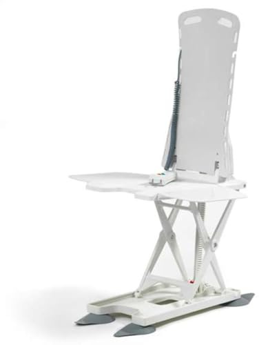 Aquajoy Value Bathlift – Lightweight Reclining Electric Bath Lift Chair for Elderly & Disabled, 140kg Capacity, Easy Transfer, Hygiene Aperture, Waterproof Handset (No Covers)