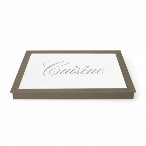 PARAMAISON Copripiano Cucina per Induzione e Gas 55x80 cm | Legno Simply Tortora | Coperchio Protettivo Piano Cottura 4 Fuochi in Pezzo Unico