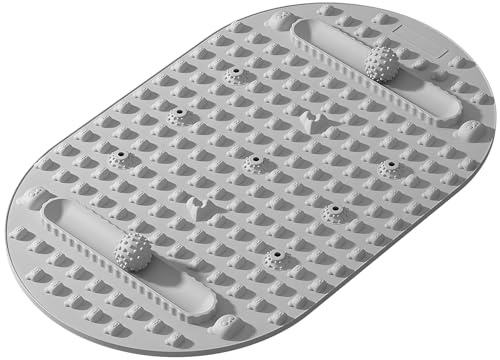 VIWU Acupressure Foot Massager Mat with Massage Ball - Comfortable Silicone Mat with 7 Therapeutic Magnets, Non-Slip Design for Stress Relief, Improve Foot Health, Home & Office Use, 30 x 18 inches