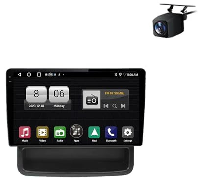 Android 15 Car Radio 9 Wireless Carplay Pantalla 2 DIN Receptor de Audio para Coche para Nissan primastar 2006-2014 con BT GPS WiFi Am Multimedia-Player SWC QLED(Z1 2+32G)