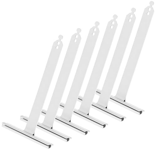 QWORK® 6PCS Ressorts de Suspension 150x100 mm pour Volets Roulants - Crochets à Ressort en Acier Inoxydable
