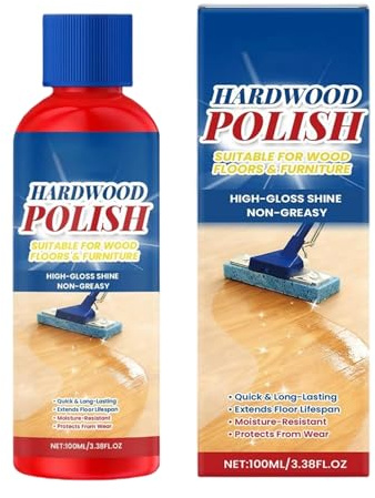 Limpiador de suelos – concentrado | Cuidado del parquet – Nourishing Mop Solution for Floor Cleaning – Abrillantador protector para azulejos, laminado, cocina, restaurante, muebles, incoloro, 100 ml