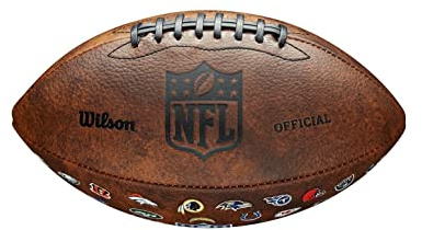 Only Sports Gear Wilson Wtf1758xbnf NFL Throwback 32 Team Logo Ballon de Football américain